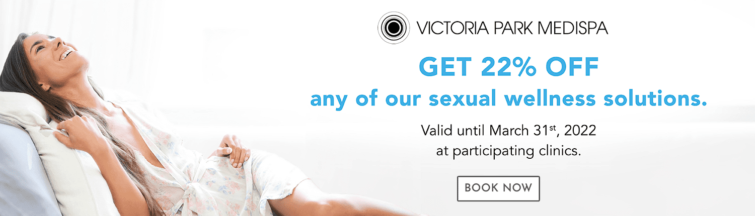 Get 22% off any off on our sexual wellness solutions