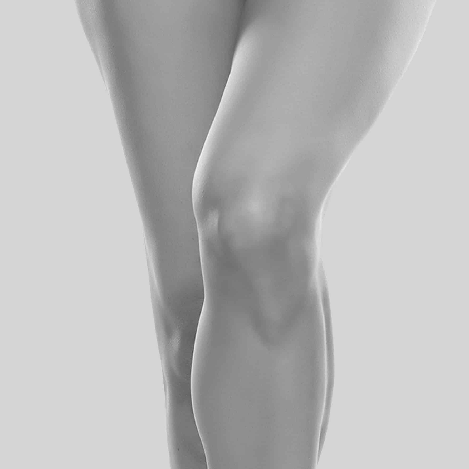 Liposuction treatments such as CoolSculpting, Emsculpt and Exilis are used to reduce the fat above the knee