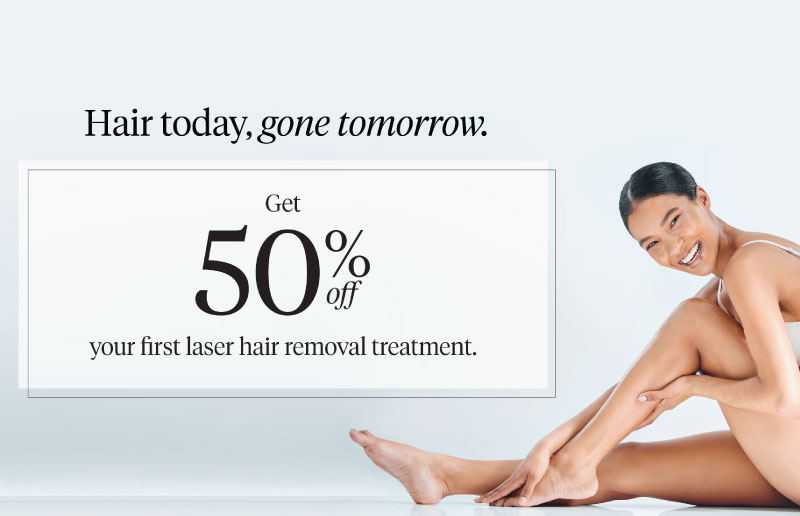laser hair removal 50% off
