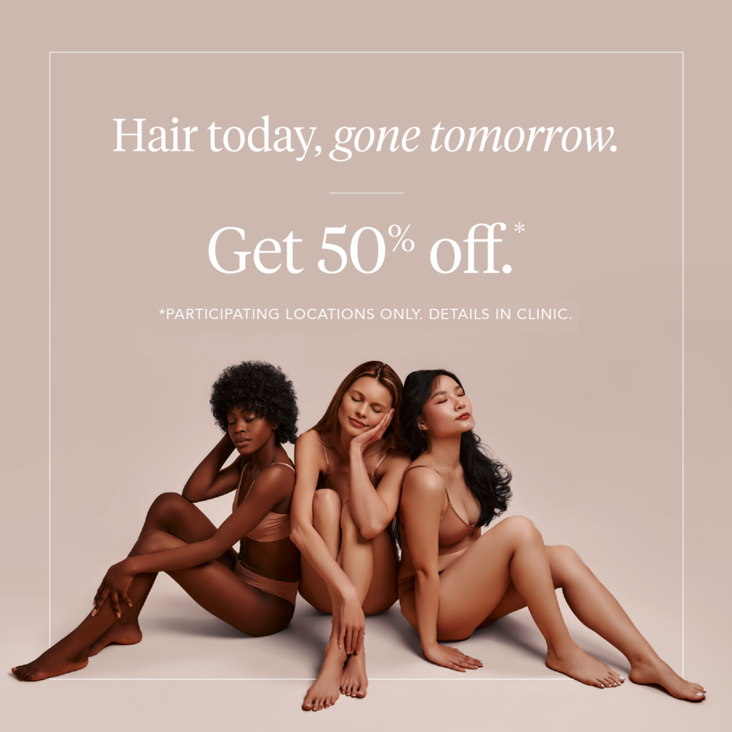Laser hair removal 50% off